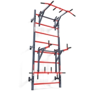 Decathlon  Ensemble dentraînement - Espalier avec station de dips/barre de tract