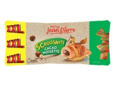 5 croissants fourrés cacao noisette
