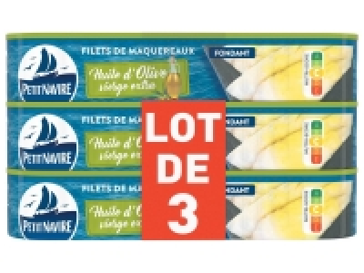 Lidl  Petit Navire filets de maquereaux huile dolive