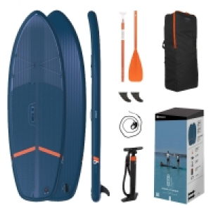 Decathlon  PACK (PLANCHE, POMPE ET PAGAIE) STAND UP PADDLE GONFLABLE DE RANDONNEE