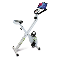 Decathlon  Vélo dappartement pliable OPEN & GO + Support pour tablette/smartphon