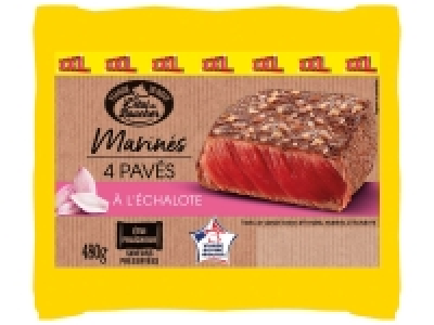 4 pavés de buf marinés à léchalote 7.69 €