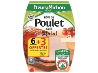 Fleury Michon rôti de poulet halal 3.55 €