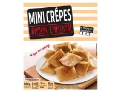 Mini crêpes jambon emmental 2.89 €