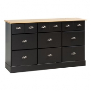 HAMPTON noir et pin massif 189.99 €