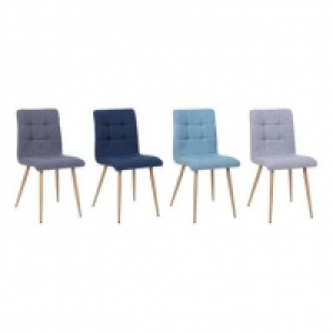 POKE Tissu simili lin bleu et gris 179.99 €