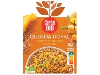 Lidl  Céréal Bio quinoa royal carottes jaunes et cumin