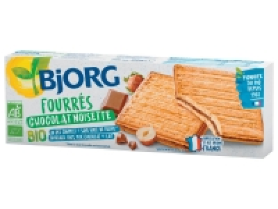 Bjorg fourrés au chocolat noisettes Bio 2.36 €