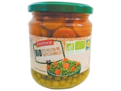 Petits pois extra-fins / carottes Bio 1.59 €