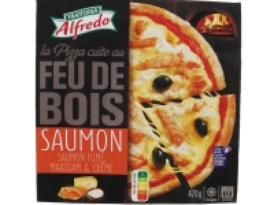 Pizza cuite au feu de bois au saumon 1.69 €