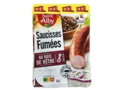 Saucisses fumées au bois de hêtre