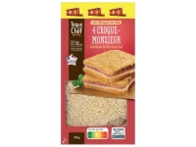 Lidl  4 croque-monsieur à gratiner