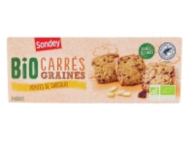 Lidl  Carrés graines et pépites de chocolat Bio