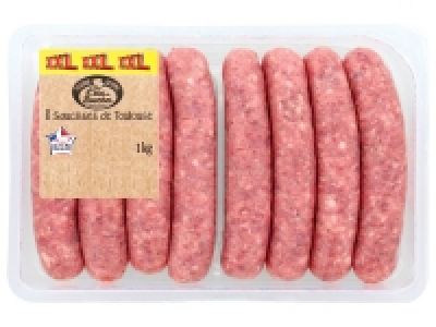8 saucisses de Toulouse 5.99 €