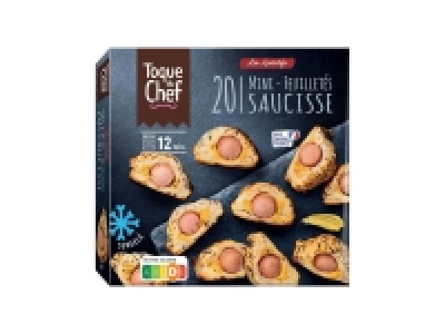 20 mini feuilletés saucisse 3.99 €