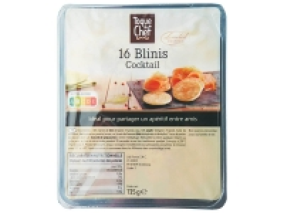16 blinis cocktail 0.99 €