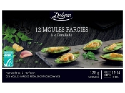 12 moules farcies 3.19 €