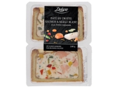 Pâté en croûte de saumon et merlu blanc 2.79 €
