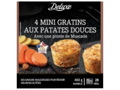 4 mini gratins aux patates douces