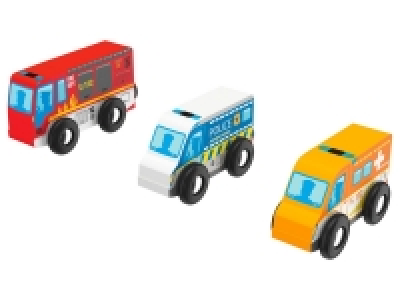 Set de véhicules en bois
