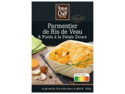 Lidl  Parmentier de ris de veau et purée à la patate douce