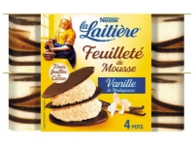 La Laitière feuilleté de mousse vanille