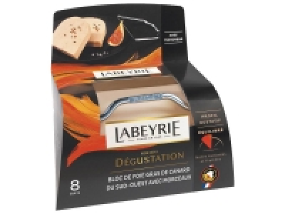 Lidl  Labeyrie bloc de foie gras de canard du Sud-Ouest avec morceaux