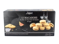 Lidl  12 macarons au bloc de foie gras de canard et figue