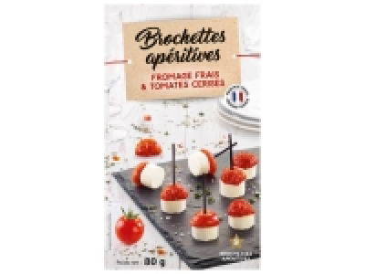 Lidl  9 brochettes de fromage frais et tomates cerises