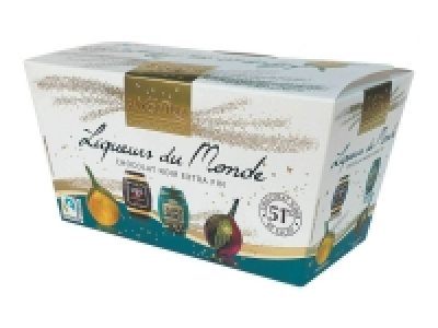 Ballotin chocolats liqueurs du monde