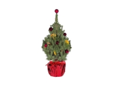 Mini sapin de Noël décoré