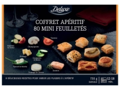 Coffret de 80 mini feuilletés apéritifs
