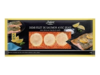 Demi-filet de saumon avec peau