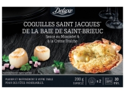 Lidl  2 coquilles Saint-Jacques de la Baie de Saint-Brieuc