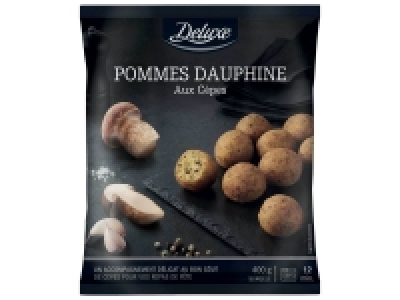 Pommes dauphine aux cèpes