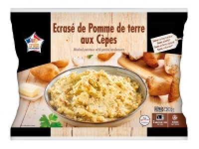 Ecrasé de pomme de terre aux cèpes