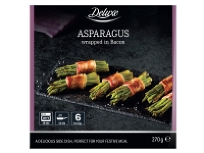 Asperges vertes enrobées de lard