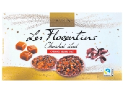 Florentins au chocolat au lait et caramel au beurre salé