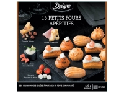 16 petits fours salés