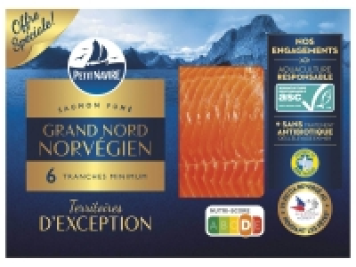 Lidl  Petit Navire saumon fumé Grand Nord Norvégien