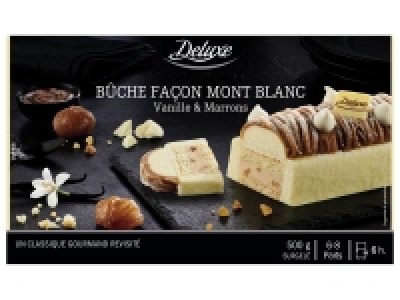 Lidl  Bûche façon Mont Blanc