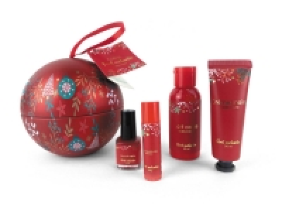 Boule de Noël surprise cosmétique