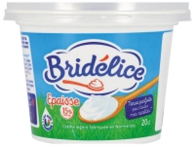 Bridélice crème fraîche épaisse 0.52 €