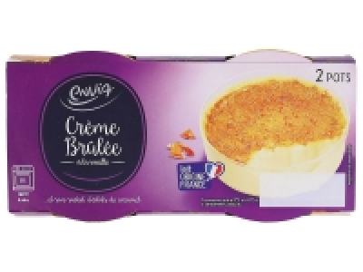 Lidl  2 crèmes brûlées