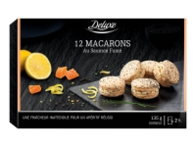 Lidl  12 macarons au saumon fumé