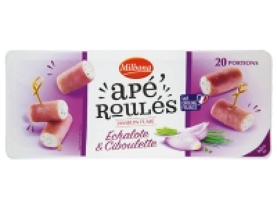 Roulés apéritifs échalote et ciboulette