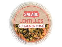 Lidl  Salade lentilles au saumon fumé