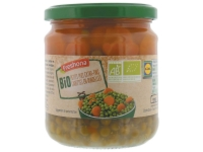 Petits pois extra-fins carottes en rondelles Bio
