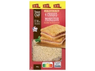 4 croque-monsieur 3.19 €