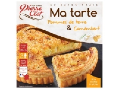Tarte pommes de terre et camembert